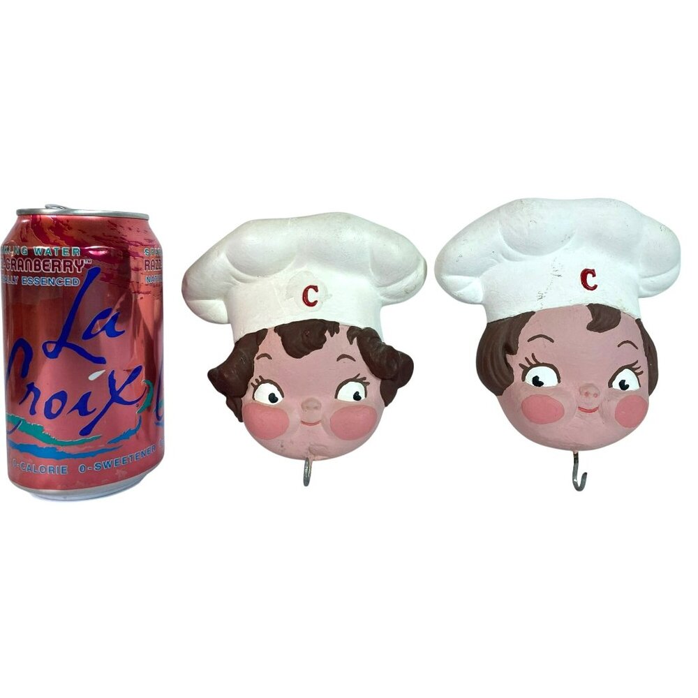 Campbells Soup Kids Vintage Chalkware Wall Hangers Adorable! RARE! - Picture 5 of 5